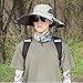 KUMADAI Casquette Ventilateur Solaire Chapeau Anti UV Homme Chapeau de Soleil avec 2 Ventilateur Refroidisseur Chapeau Plage de Refroidissement pour Activités de Plein Air,Grey 2