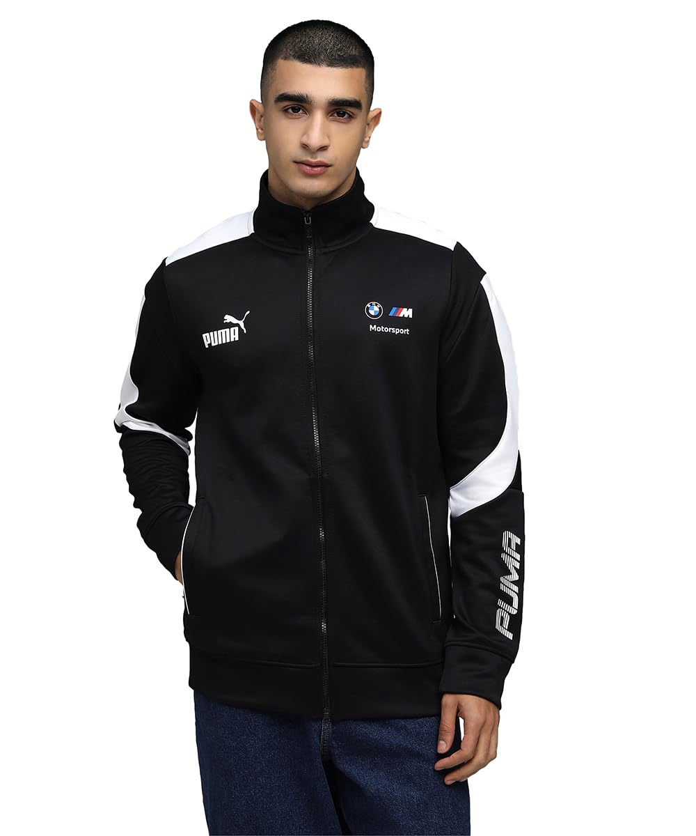 puma BMW Men Full Sleeve Polycotton Full Zip with Pocket Spacer Jacket-picture-29