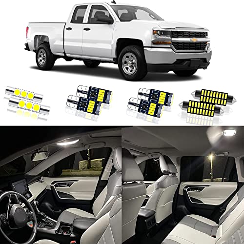 Kit de luces LED interiores para Silverado y Sierra 12 piezas miniatura 1