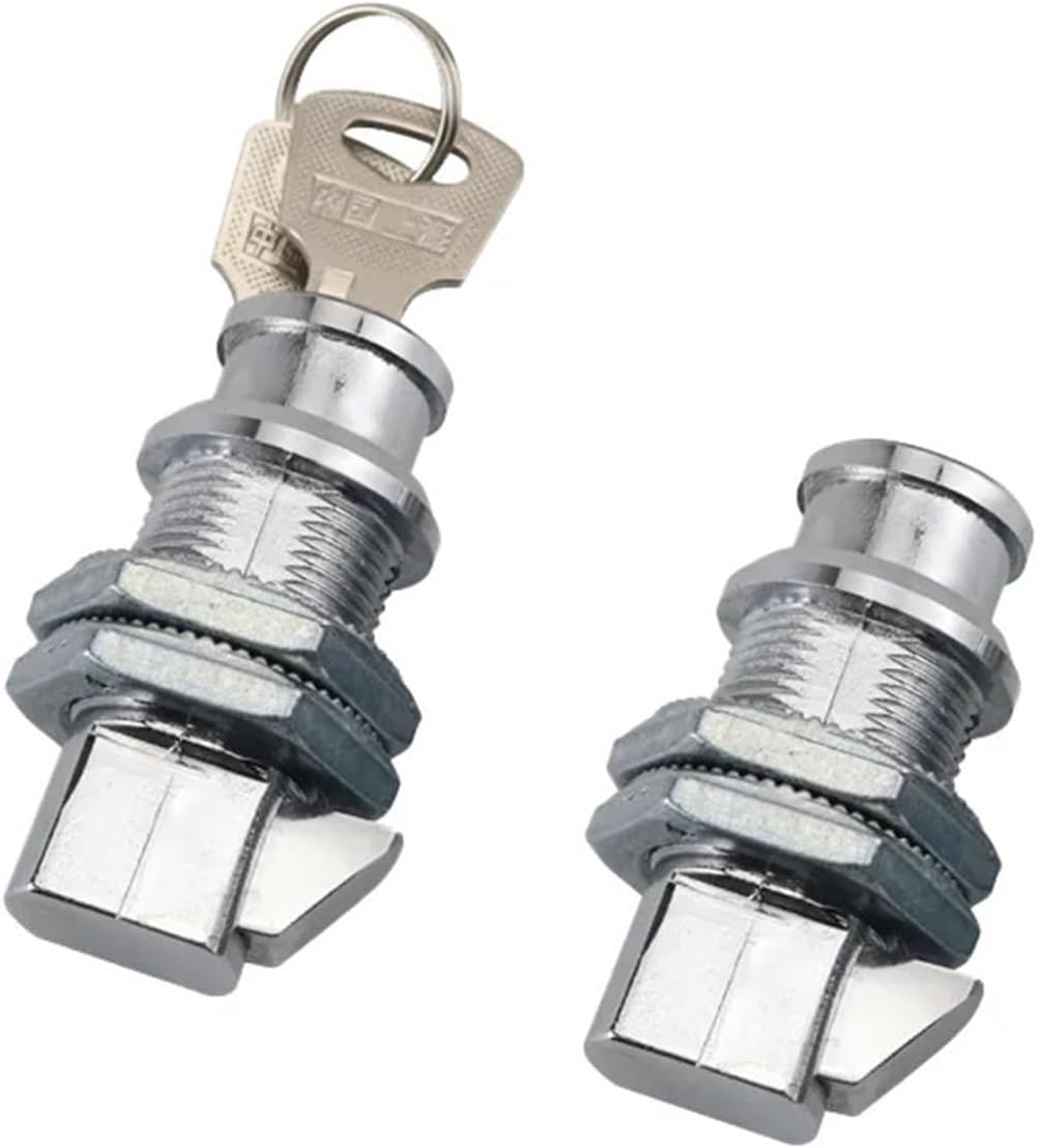 Zinc Alloya Cylindrical Button Lock Industrial Electrical Cabinets and Automation Equipment 1Pcs(2)