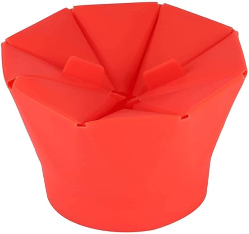 Miniatura 9 de 2 unidades de palomitas de maíz para microondas, cuenco plegable para palomitas de maíz, máquina de hacer maíz de silicona, herramienta de cocina