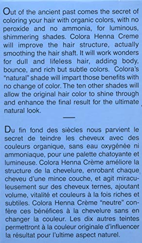 Colora Henna Henna Natural Cream 2 oz miniatura 4