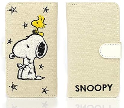 Amazon Co Jp スヌーピー 全機種対応ミラー付き手帳型スマホケース 家電 カメラ