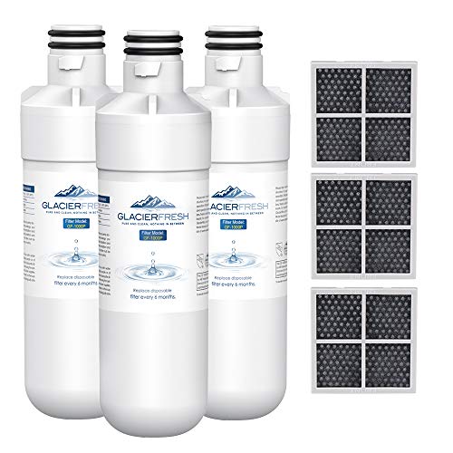 GLACIER FRESH LT1000P Refrigerator Water Filter Compatible with LG LT1000P, LT1000P, LT1000PC, MDJ64844601