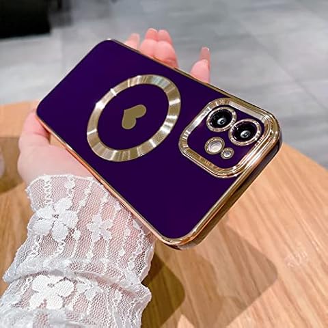 UEEBAI Wireless Magnetic Phone Case for iPhone 12 Cover