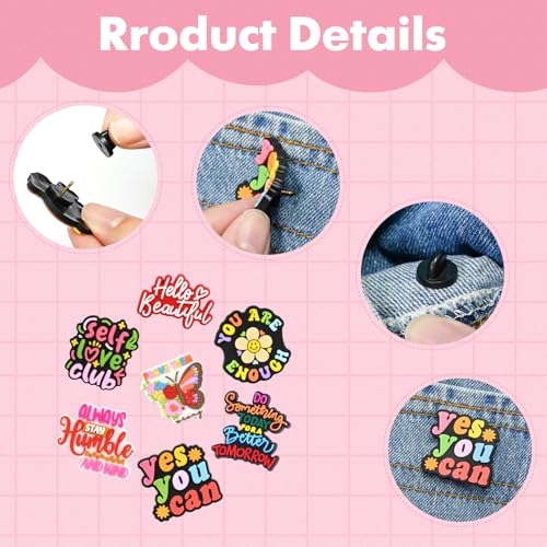 Image of Funny Pins for Backpacks Brooches Cute Lapel Pins Brooch Button Pin Bulk Party Favor gifts