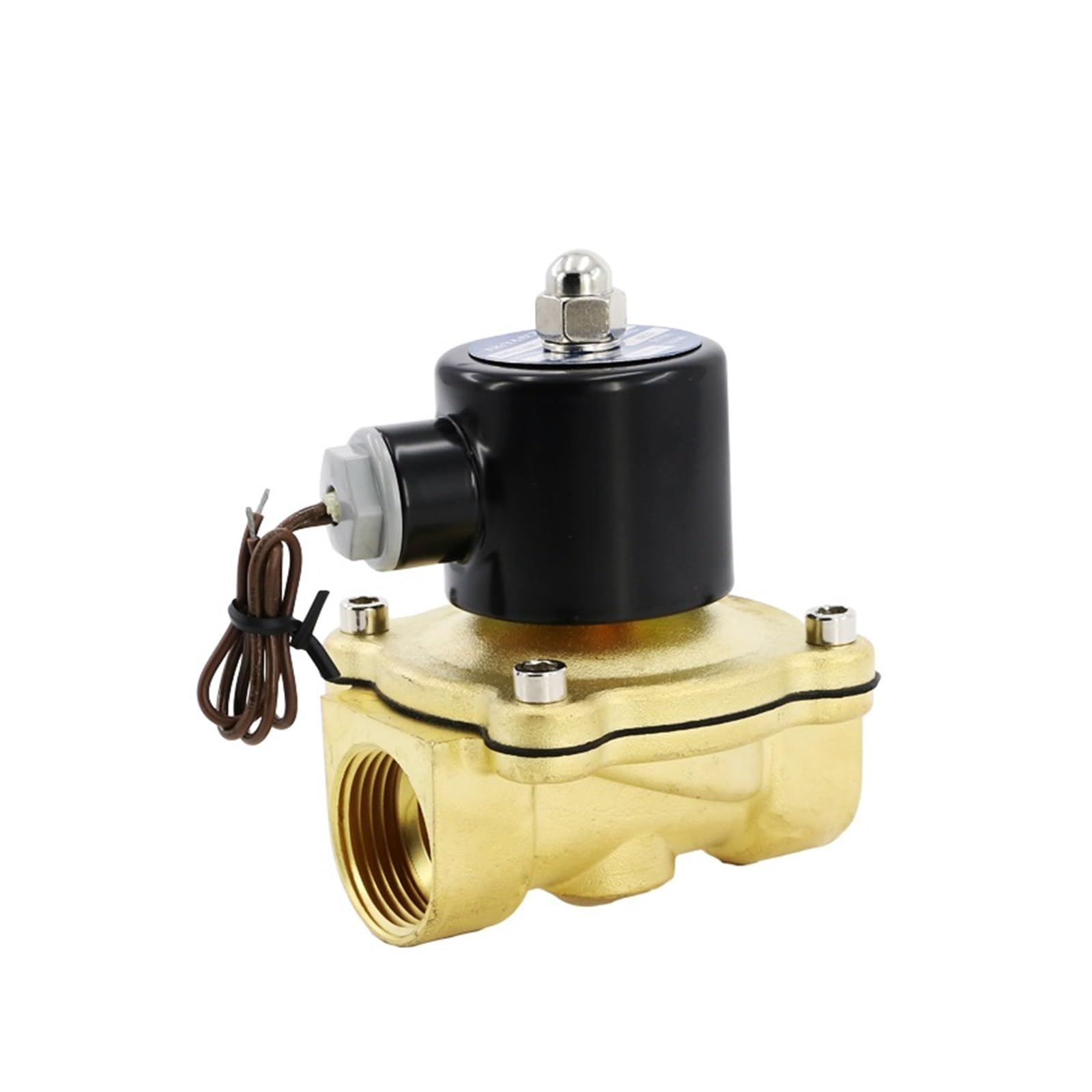 Pneumatic Switch Valve Solenoid Normally Closed Electronic 12V Control 24v Coil 220v(2w200-20,DC12V)