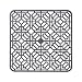 Faderr Protector de fregadero de silicona para cocina, resistente al calor, antideslizante, tabla de secado de goma de acero inoxidable, para granja de acero inoxidable (gris, tamaño: 30 x 30)