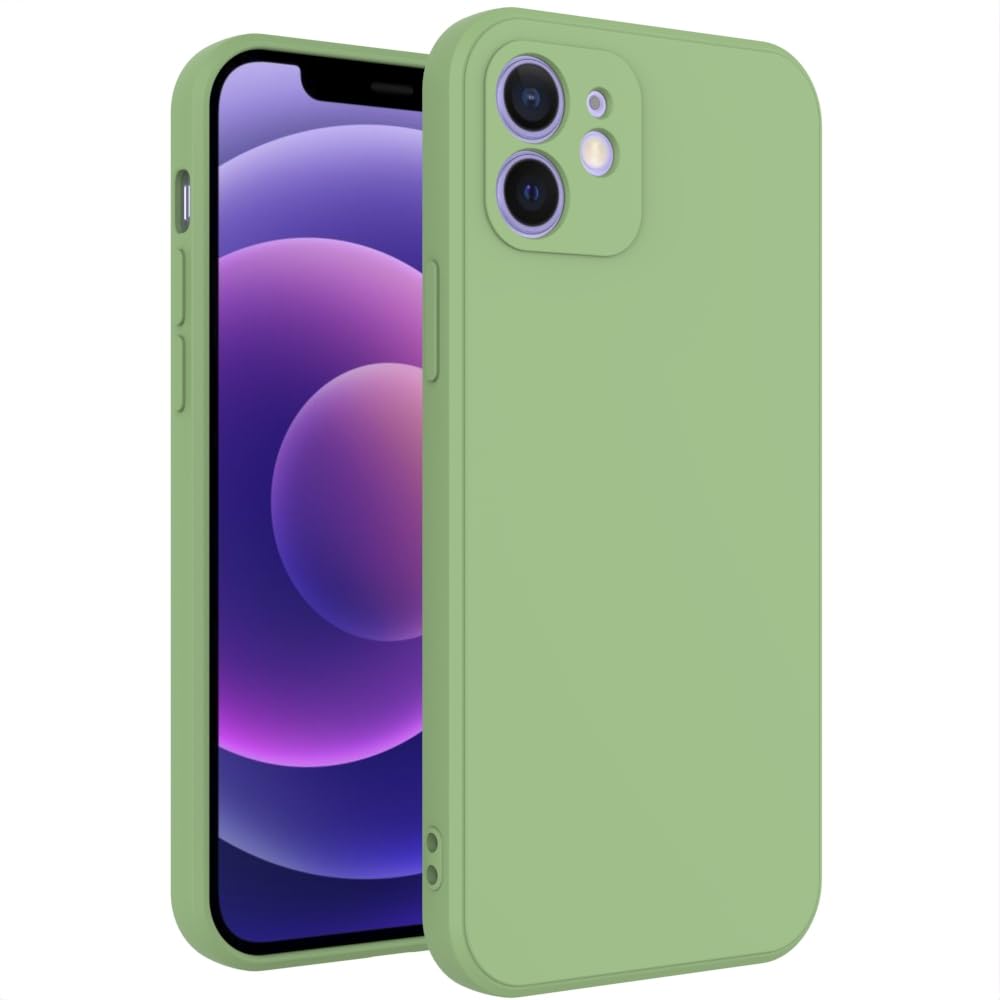 WOGROO for iPhone 16 Case Green, Scratch Resistant with Soft Touch, Slim Thin Phone Cover for iPhone 16