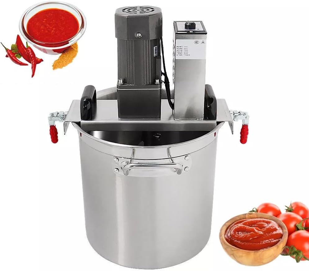 10L Automatic Food Mixer Hot PotBottom Soup Sauce Stirrer Frying Machine
