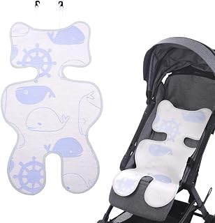 Atmungsaktive Sommer Sitzeinlage, Sitzauflage für Kinderwagen, Sommer Sitzeinlage für Buggy, Kissen für Kinderwagen,Atmungsaktiv,Schont den Kindersitz Bezug, für Kinderwagen, Buggy, Autositz