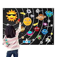 Tableau En Feutre Pour Histoires - Tableau Coloré En Feutre | Jeu Interactif Réutilisable Pour Apprendre Par Les Sens Dans La Salle De Classe