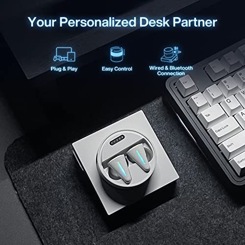 Angry Miao Cyberblade Wireless Gaming Earbuds, Active Noise Cancelling Bluetooth Earbuds With Microphone, 36Ms Low Latency Earphone For Pc, Ps4, Ps5, Switch, Iphone, Android #TOP5