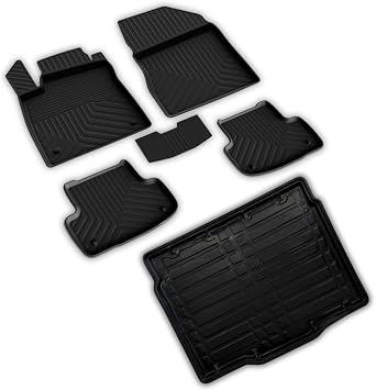 ferrous autoaccessories Citroen C4 ile Uyumlu 4D Paspas ve 3D Bagaj Havuzu 2021 2025