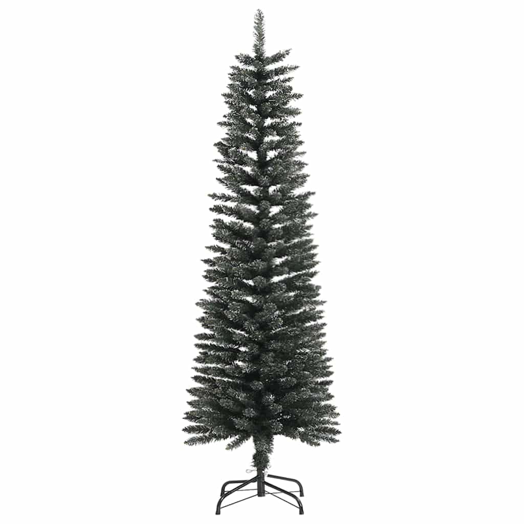 Sztuczna choinka, zielona, 150 cm, z 150 diodami LED o ciepłej białej barwie światła, czubkami PCW, składanym stojakiem i przyłączem USB, do użytku wewnątrz i na zewnątrz