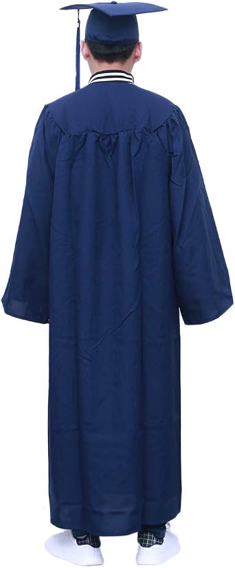 Amosfun Diploma di Studenti Universitari Abito e Berretto Americano Laurea  in Abito da Laurea Americano Laureato Abito per Adulto Cappello per Adulti  Studenti Taglia 54 (Navy) : Amazon.it: Moda