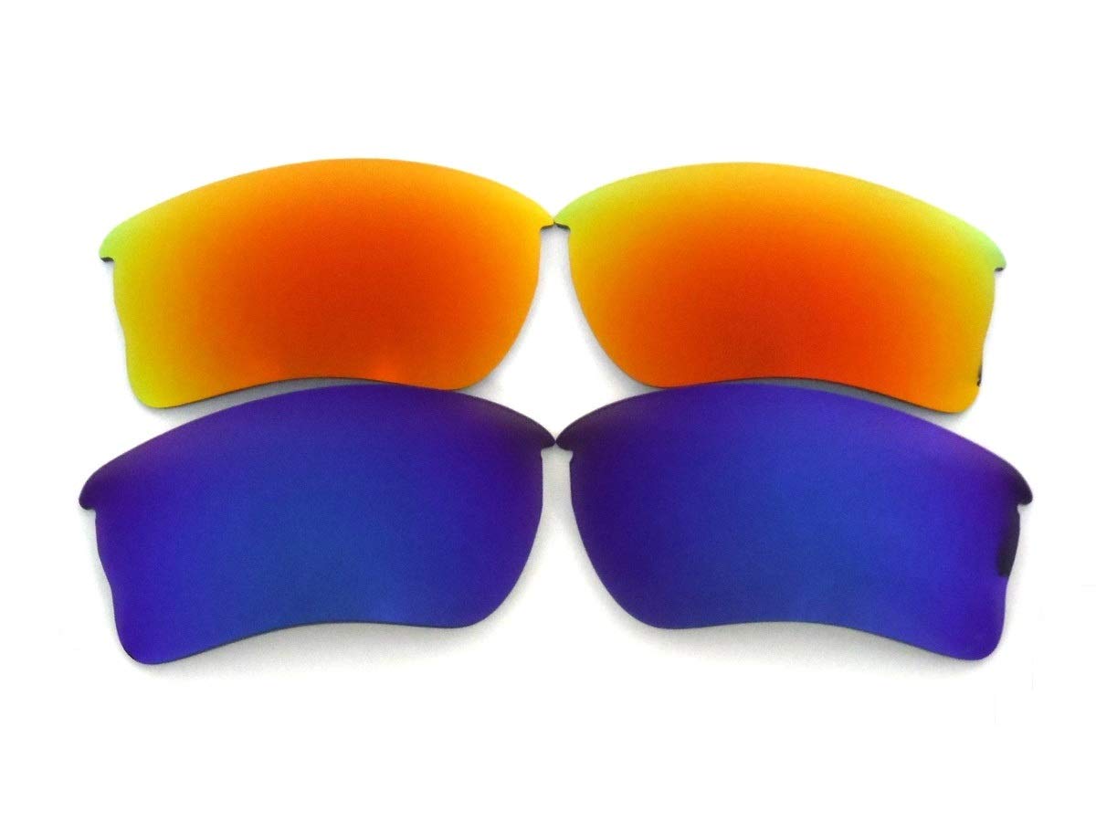 Galaxylense Unisex S Galaxy Replacement Len For Oakley Quarter Jacket Unglasse Blue/Red Ize: Regular