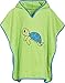 Playshoes Jungen Frottee-Poncho Schildkröte 340055, 29 - Grün, S (bis ca. 4 Jahre)