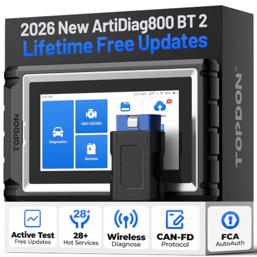 TOPDON AD800BT 2 OBD2 Scanner, Bidirectional Scan Tool, 28+ Reset...