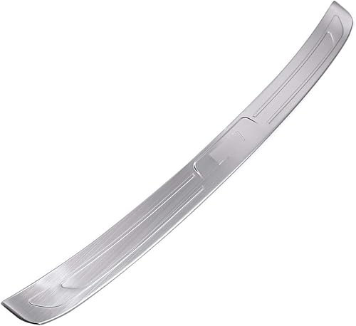 Miniatura 6 de YIWANG Acero inoxidable exterior parachoques trasero alféizar placa protectora placa de protección para BMW X1 f48 2016 2017