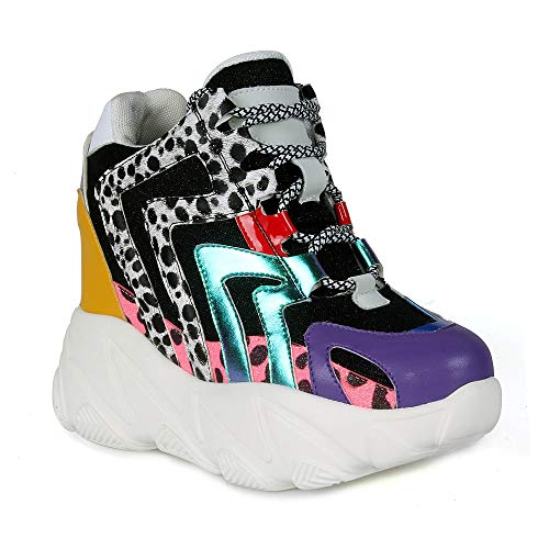 Anthony Wang Multicolored Chunky Platform Boot Fashion Sneaker2