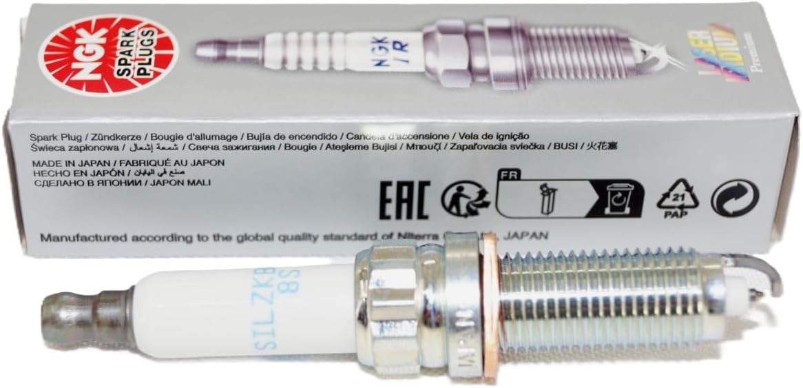 NGK 97506 Laser Iridium Spark Plug (4 Pack) SILZKBR8D8S