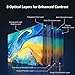 NexiGo 100-Inch Fresnel Projector Screen for Bright Day Light Use, 85% Ambient Light Rejecting ALR Projection Screen for Ultra Short Throw Projector, 16:9 Fixed Frame, Active 3D, HDR