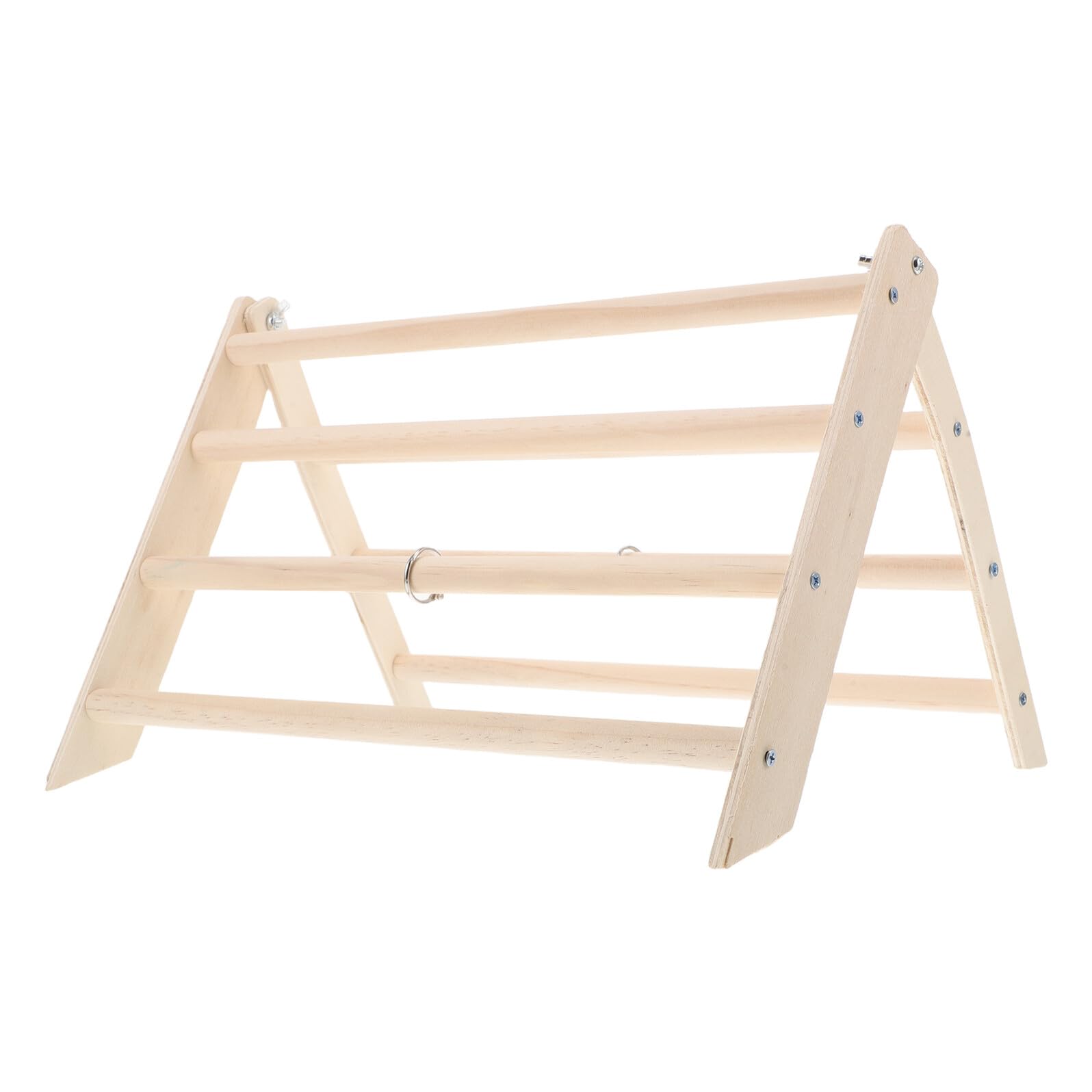Perchoir à poules en bois beige détachable pour poulailler