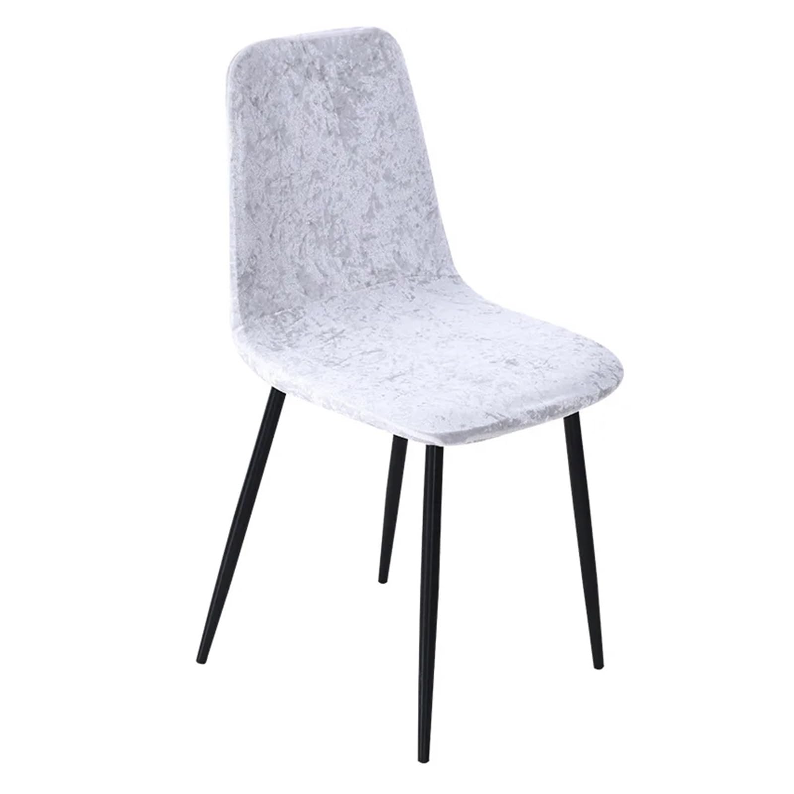 SHBHWS 1pc Shell Chair Covers Velvet Fabric Bar Cover Stretch Protector Seat Slipcovers Home Dining Room Hotel Decor for Hotel, Banquet(Color2)