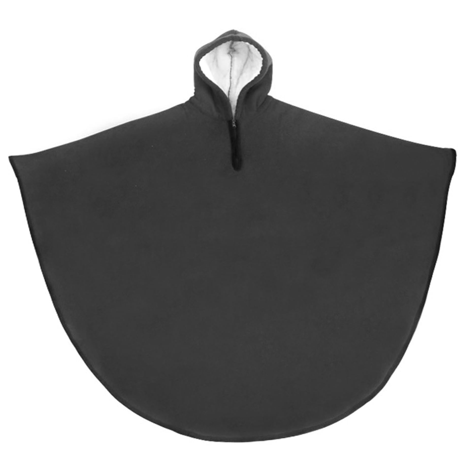 Poncho pour fauteuil roulant chaud doublé polaire imperméable pour adulte