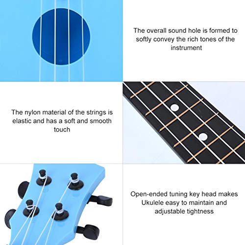 Ukulélé 21″ Ukulele Open Tuning Key Head élastique et flexible Qualité sonore douce pour les femmes pour l’école pour les hommes pour la famille - Les Beatles, Paul McCartney, John Lennon, RIngo Starr, George Harrison Ukulélé 21" Ukulele Open Tuning Key Head élastique et flexible Qualité sonore douce pour les femmes pour l'école pour les hommes pour la famille – Image 3