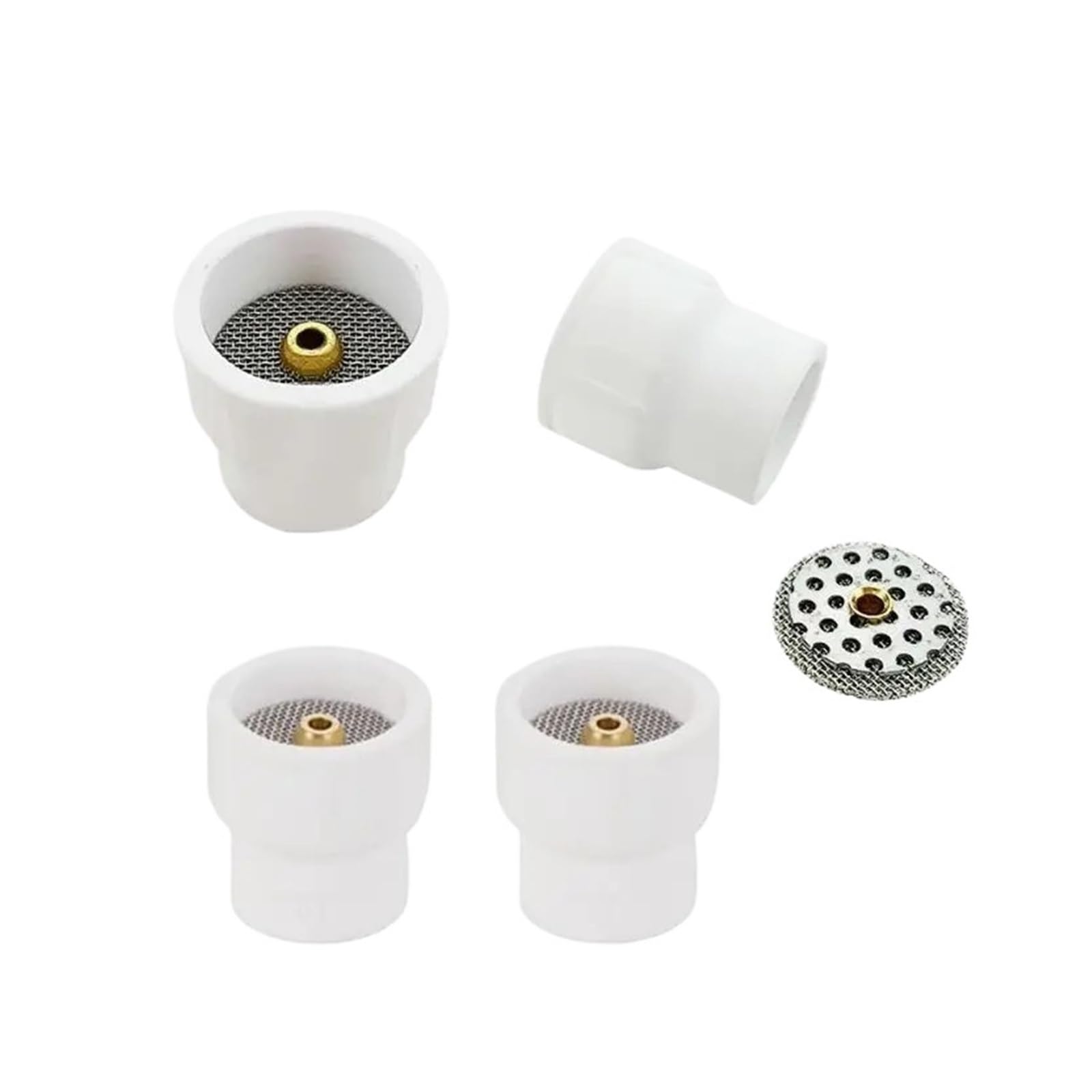 Compatible con WP9 WP20 WP17 WP18 WP26 soplete de soldadura TIG 11 Uds 12# Kit accesorios taza alúmina boquilla cerámica blanca