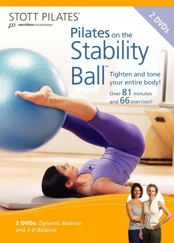 STOTT PILATES Pilates on the Stability Ball DVD 2 DVD Set