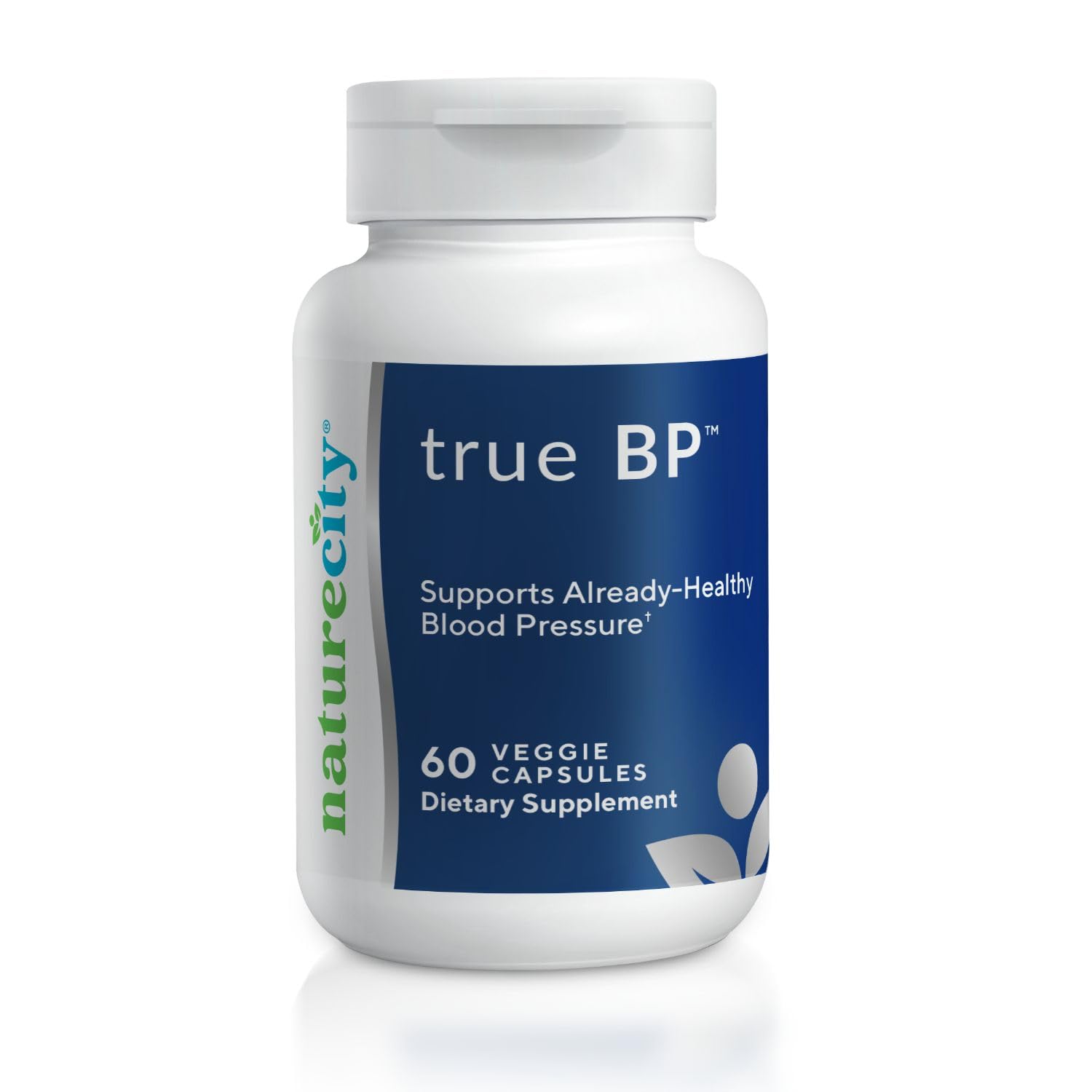 NatureCity True-BP | Supplements to Support Blood Flow for Heart Health | MegaNatural-BP 80mg 16% Oleuropein (60 Veggie Capsules) Non-GMO, Gluten Free