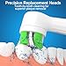IO Brush Heads Compatible with Oral B IO Electric Toothbrush, Replacement Toothbrush Heads for Series IO 2/3/3S/3N/4/4N/5/5N/6/6N/7/... Way (8 White)