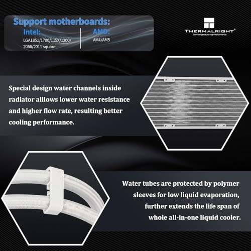 Image of Thermalright Wonder Vision 360 UB ARGB CPU AIO Cooler,360mm Radiator, 2K 60HZ Curved Screen with 2400x1080 Resolution,for AM4 /AM5,Intel LGA1851 /1700,6.67in 3D Screen High Performance Pump