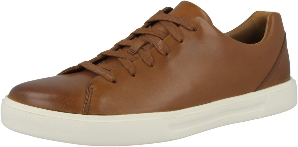 Clarks Men's Sneaker 9.5 Brown Tan Leather