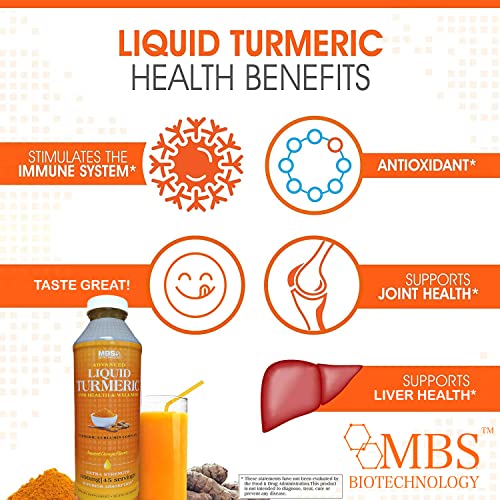 Mbs Biotechnology TUR20 1100Mg Liquid Turmeric Curcumin thumb #4