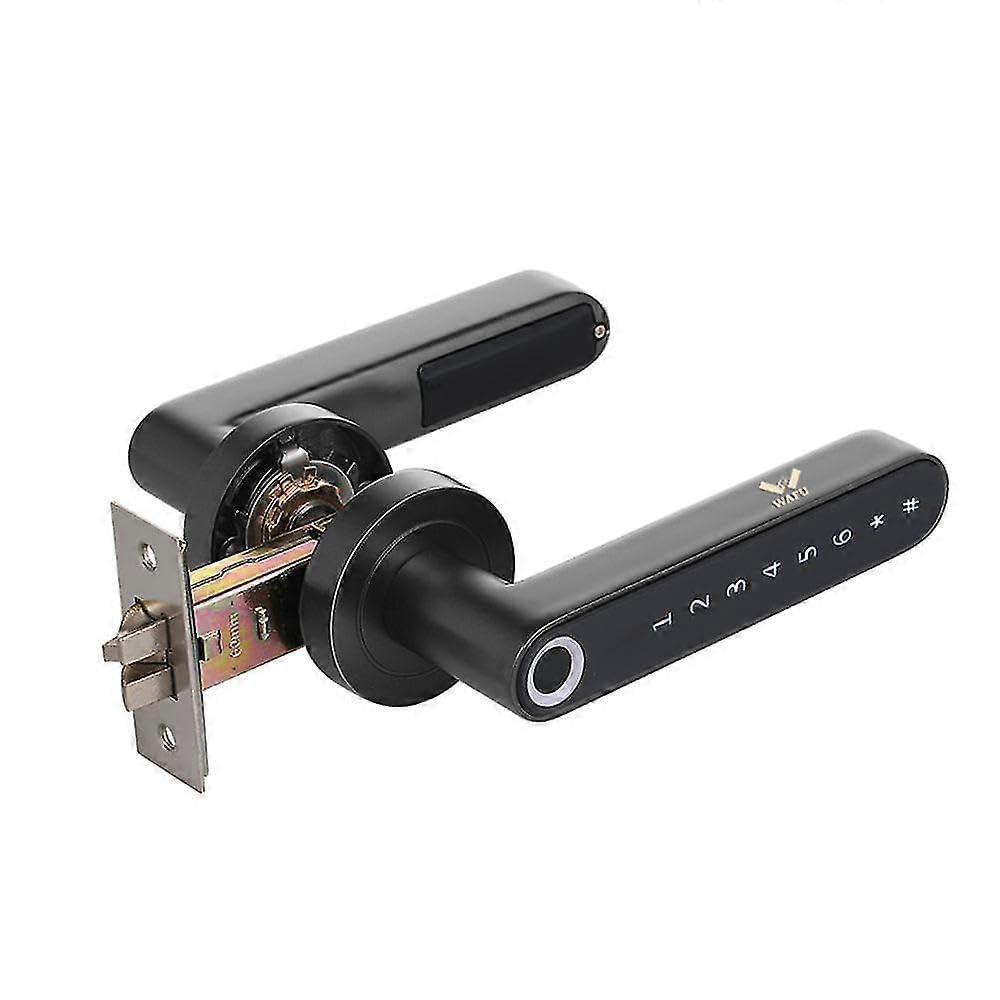 wafu wf-016 Fingerprint Electronic Door Lock smart Bluetooth Password Handle Lock app Unlock keyless Entry Support iOS/Android