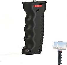 Ergonomischer Kamera Handgriff, Kameragriff Stabilisatoren, Selfie Handgriff Handy, Camcorder Griff für Vlog, Live Streaming, Videoaufnahme