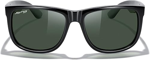 MERRY'S Gafas de sol polarizadas rectangulares para hombre, protección UV400, para conducir, pesca, senderismo, golf, deportes al aire libre, S8165