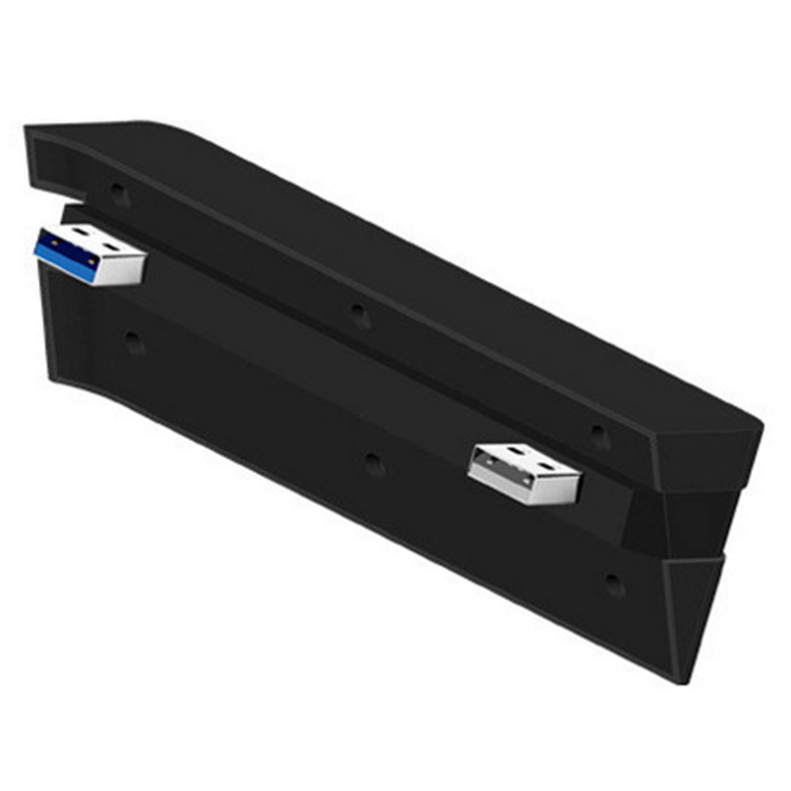 SOONHUA Hub de extensión USB de 4 puertos, USB 3. 0 Hub, USB 3. 0 Divisor de extensión para consola de juegos PS4 Slim USB 2. 0 3. 1 adaptador de concentrador para consola de juegos PS4 Slim