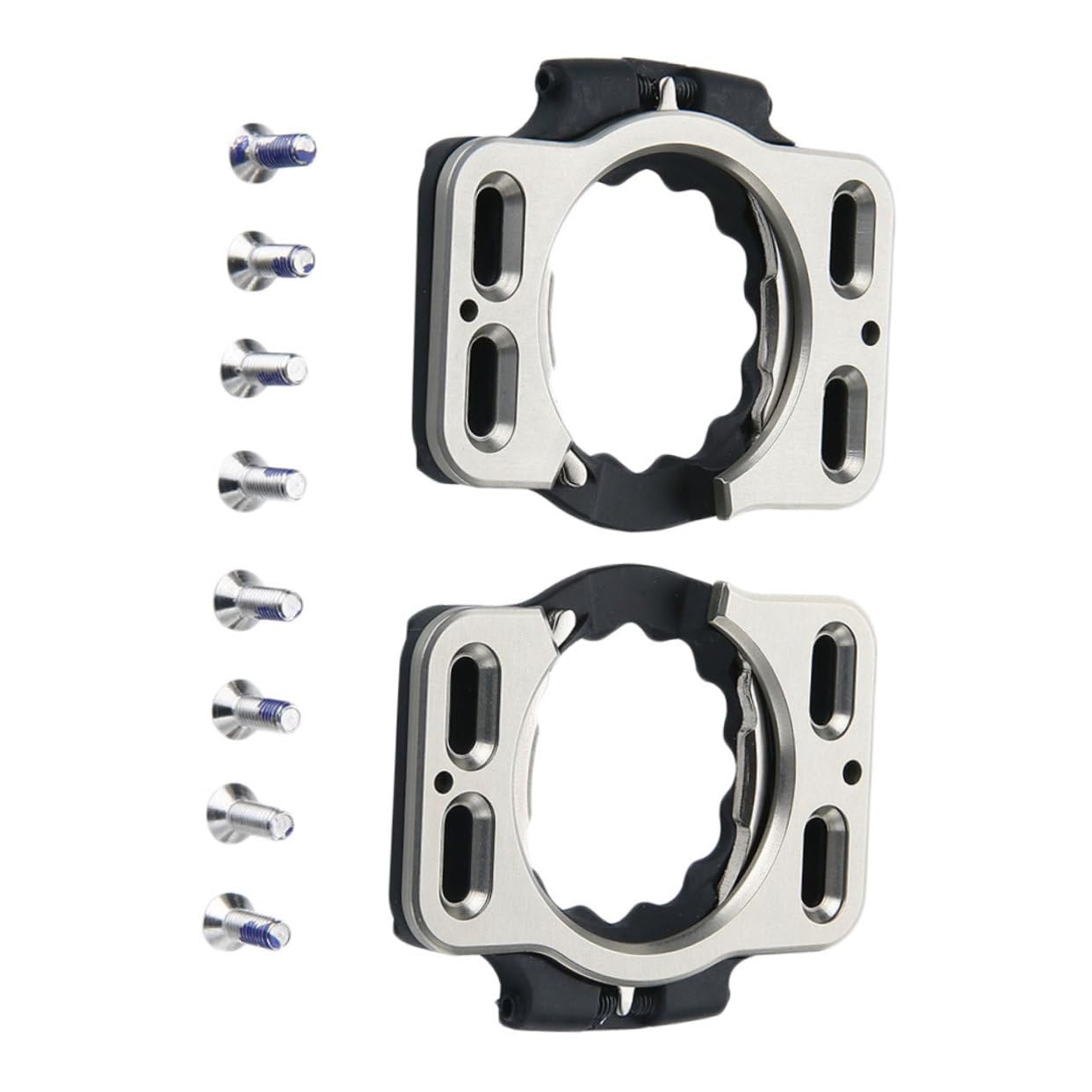 GOOHOCHY Mountain Bike Lock Step Lock Bike Replacement Accessories Self-Locking Pedal Cleat Cycling Pedal Clip-in Clips Kit