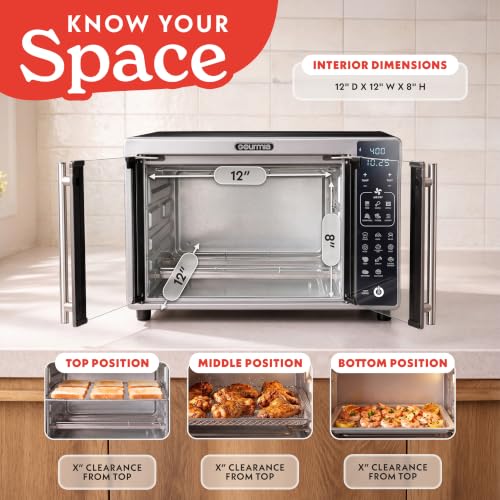 Gourmia GTF7465 6-Slice Air-Fryer Toaster Oven — view 11