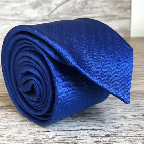 Gravata Azul Royal Fatto A Mano Microseda Bolinhas Relevo
