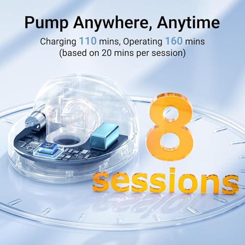 Image of BRONTIX S2 Wearable Breast Pump Electrical | Hands Free Electric Breastfeeding Pump | 3 Modes & 12 Speed Levels | Electric Breast Pump for Feeding Mothers | Automatic