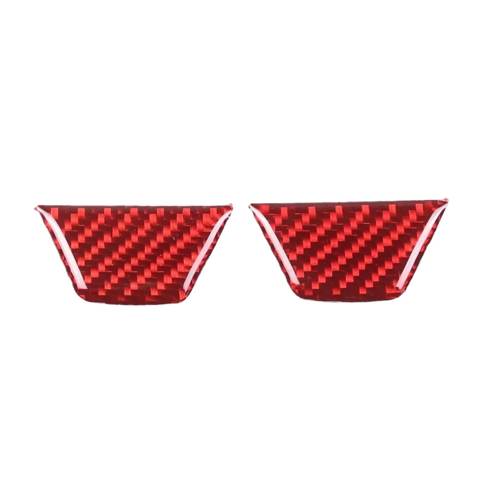 for BMW 3 Series E90 2005-2012 Seat Belt Base Decorative Sticker Interior Accessories Car Interior Mouldings(Red Carbon fibe)