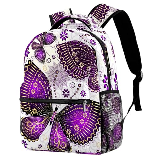 Sac à dos imprimé papillon multicolore, une idée cadeau ado originale