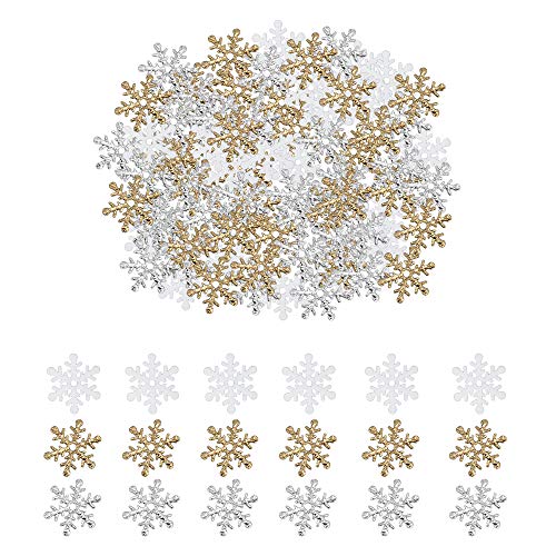 Coriandoli natalizi a forma di fiocchi di neve