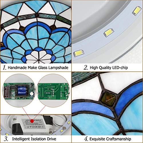Plafonnier Tiffany pour changer d'ambiance lumineuse facilement